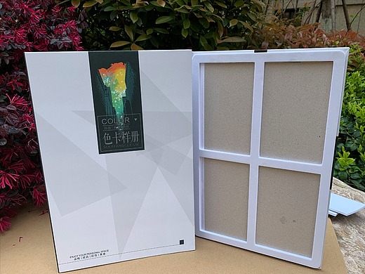 郑州定制家居亚克力色卡本,烤漆门晶钢门色卡册设计
