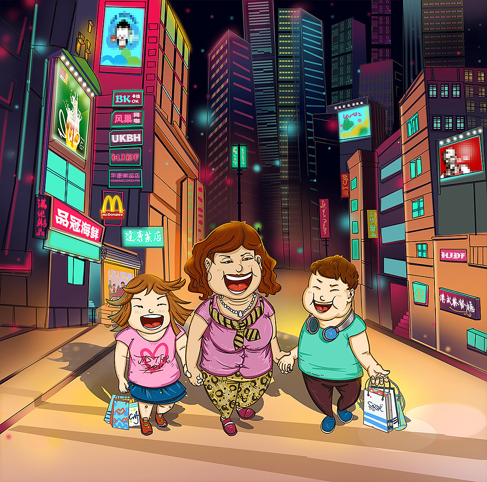 傻憨二人组（图ZODMzNjg5OTI=） - 商业插画 - 站酷设计师米乱念原创素材 - 站酷ZCOOL