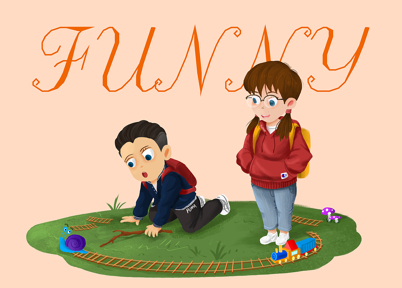 童趣（图ZMTgxMzk5NzEy） - 儿童插画 - 站酷设计师84光年原创素材 - 站酷ZCOOL