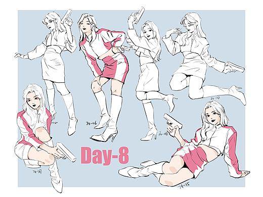 速写60天挑战day1-21