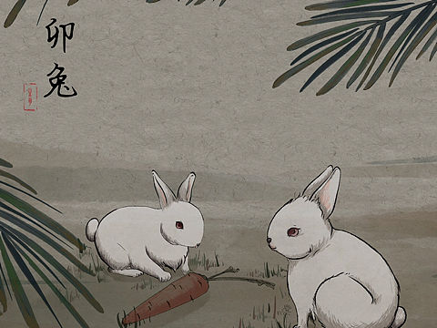 水墨生肖（个人主页-ZNjM4MzQ5NjA=） - 商业插画 - 站酷设计师新山原创素材 - 站酷ZCOOL