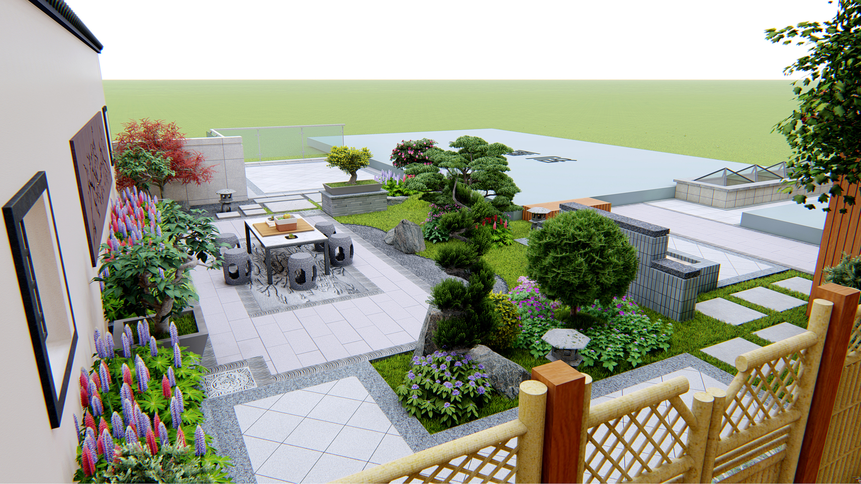 屋顶花园一|空间|建筑设计|祥根 - 原创作品 - 站酷 (ZCOOL)