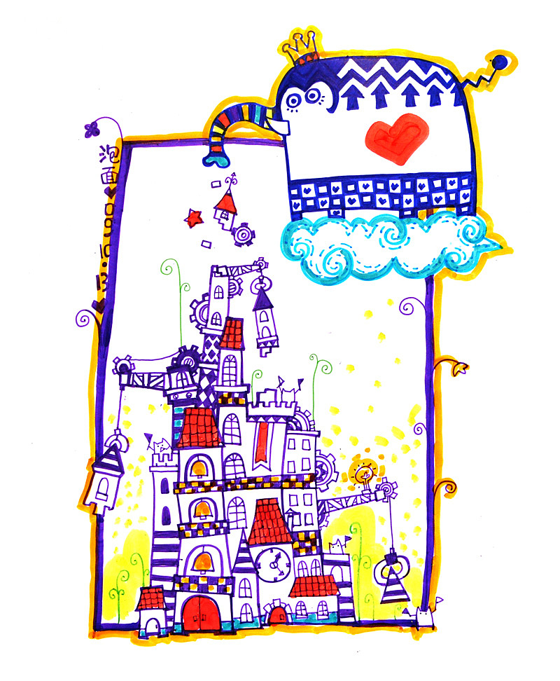 之前的水彩笔涂鸦本子～希望大家喜欢（图ZMTAwNjY4MzY=） - 创作习作 - 站酷设计师还是一碗泡面原创素材 - 站酷ZCOOL