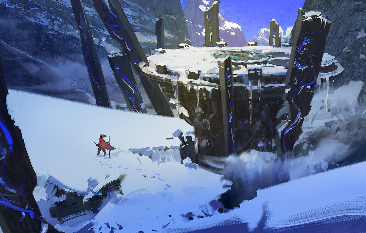 个人气氛图练习（图ZMjcxMzk4Mjky） - 概念设定 - 站酷设计师Luoqiaofang原创素材 - 站酷ZCOOL