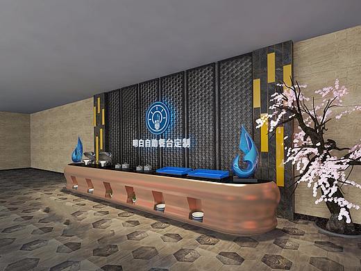 玫瑰金高端不锈钢自助餐台--明白餐饮策划（个人主页-ZMjkxMzkyODg=） - 生活用品 - 站酷设计师明白餐饮策划原创素材 - 站酷ZCOOL