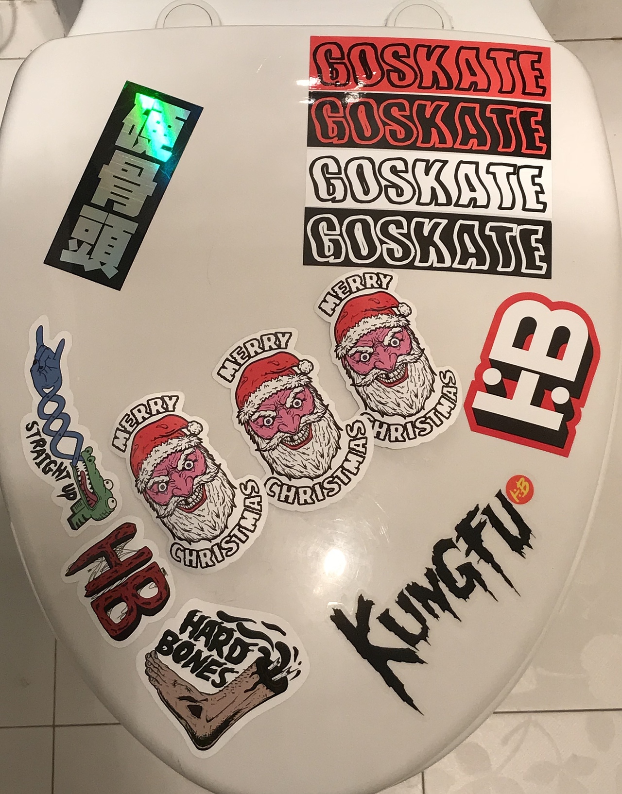 硬骨滑板圣诞节纪念款