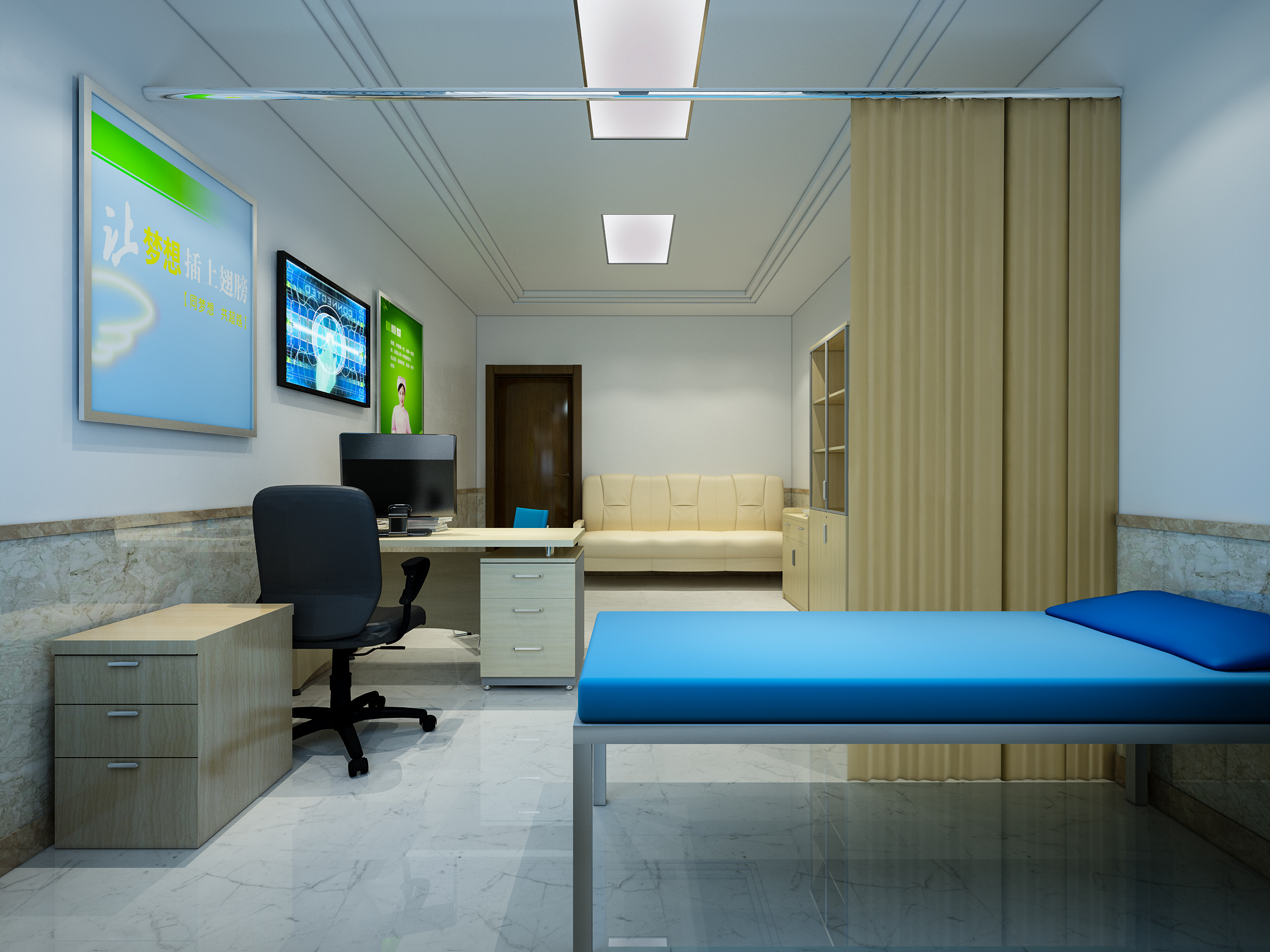 院长办公室设计 - 医院空间设计 - 上海医匠专业医院设计公司