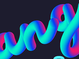 梦幻渐变绚丽数字海报