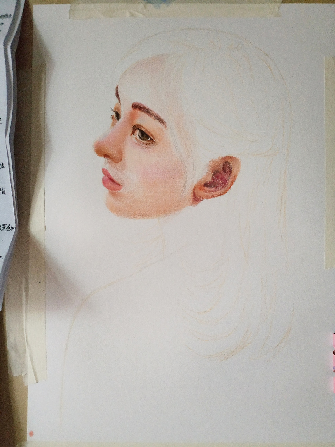 彩铅人物肖像