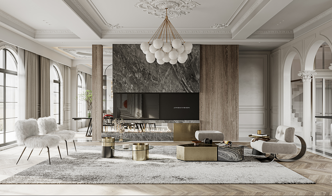 表现作品·法式！（图ZMjIwMDgzNTc2） - 家装设计 - 站酷设计师M丶先森原创素材 - 站酷ZCOOL