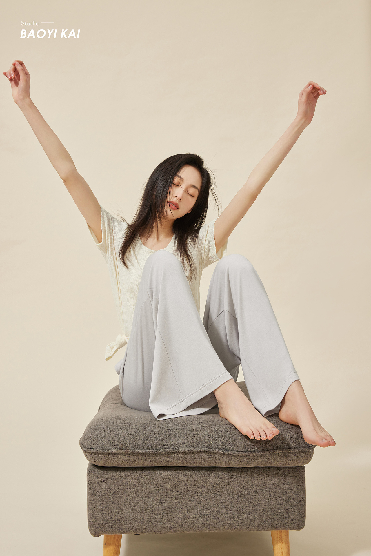 阔腿裤简约风摄影作品分享（图ZMzM2MTkyMTg0） - 人像摄影 - 站酷设计师摄影师包一凯原创素材 - 站酷ZCOOL