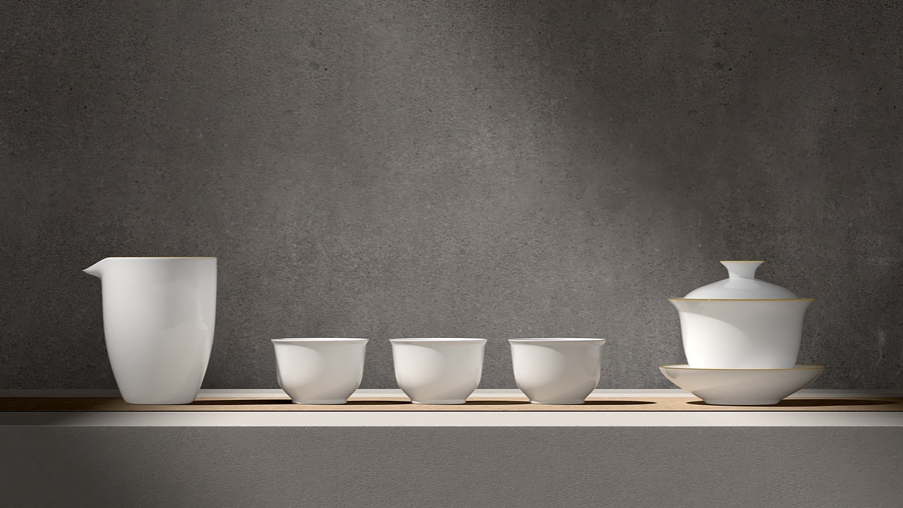 C4D三维产品动画——旅行茶具(动态设计)