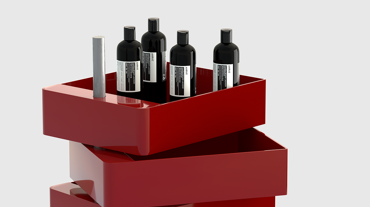 洗护品牌设计2021渲染