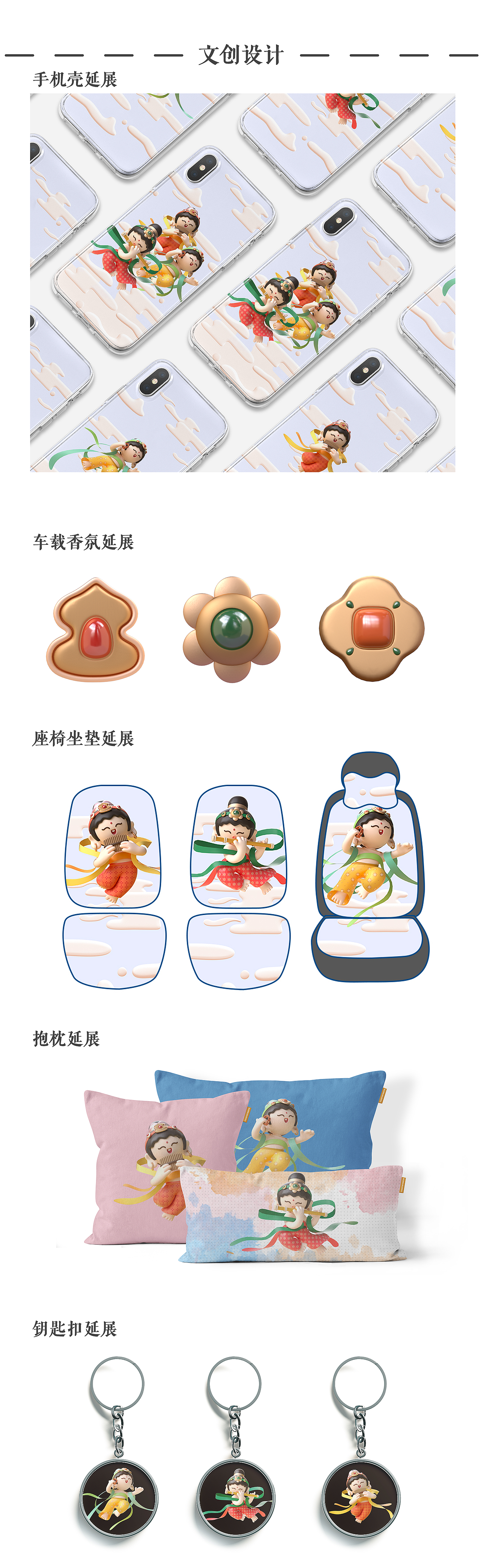 哈弗&敦煌博物馆—萌系敦煌（图ZMjkwODgzMTA0） - 图案 - 站酷设计师一个陈哈哈原创素材 - 站酷ZCOOL