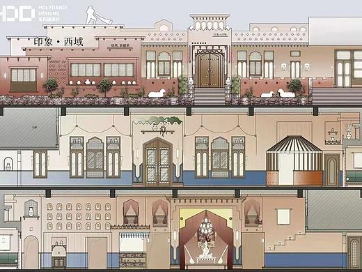 餐厅设计|天水印象西域餐厅