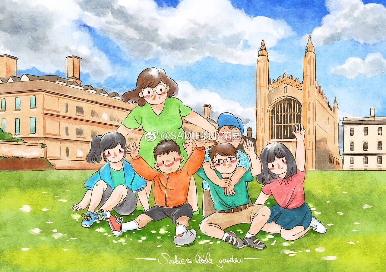 剑桥游学|插画|商业插画|sadie的小花园 - 原创作品 - 站酷 (zcool)