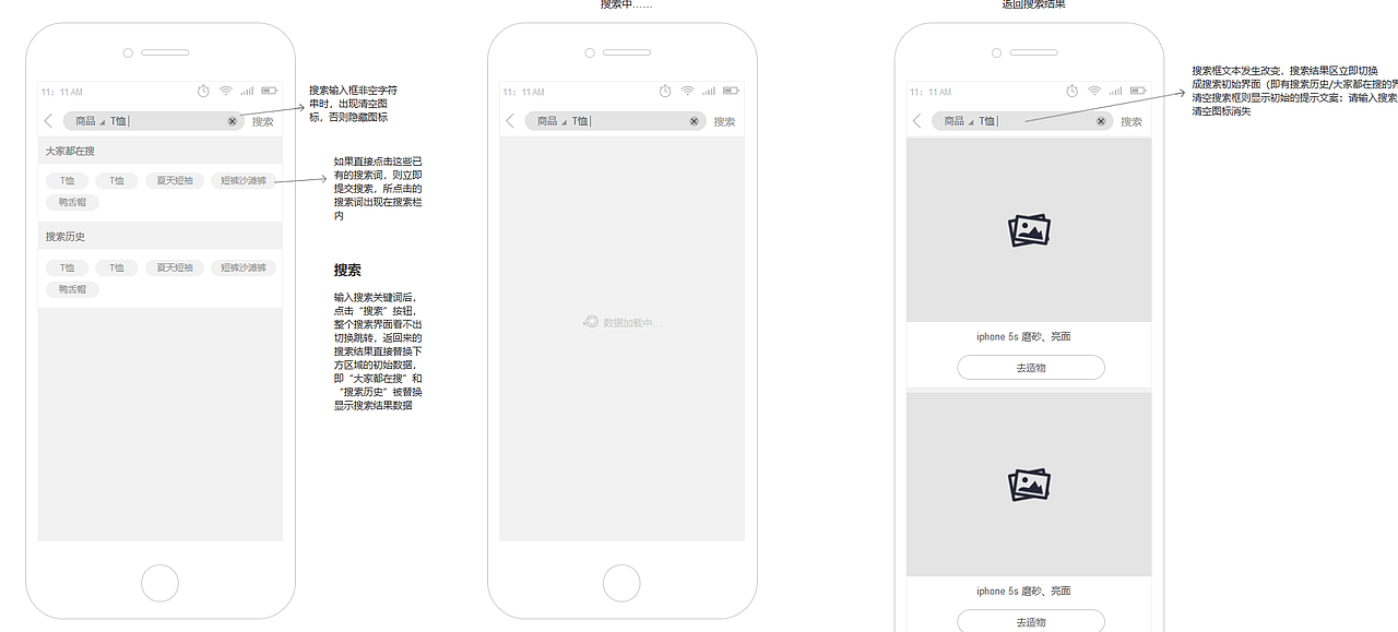 定制商城平台_手机端APP交互原型设计稿