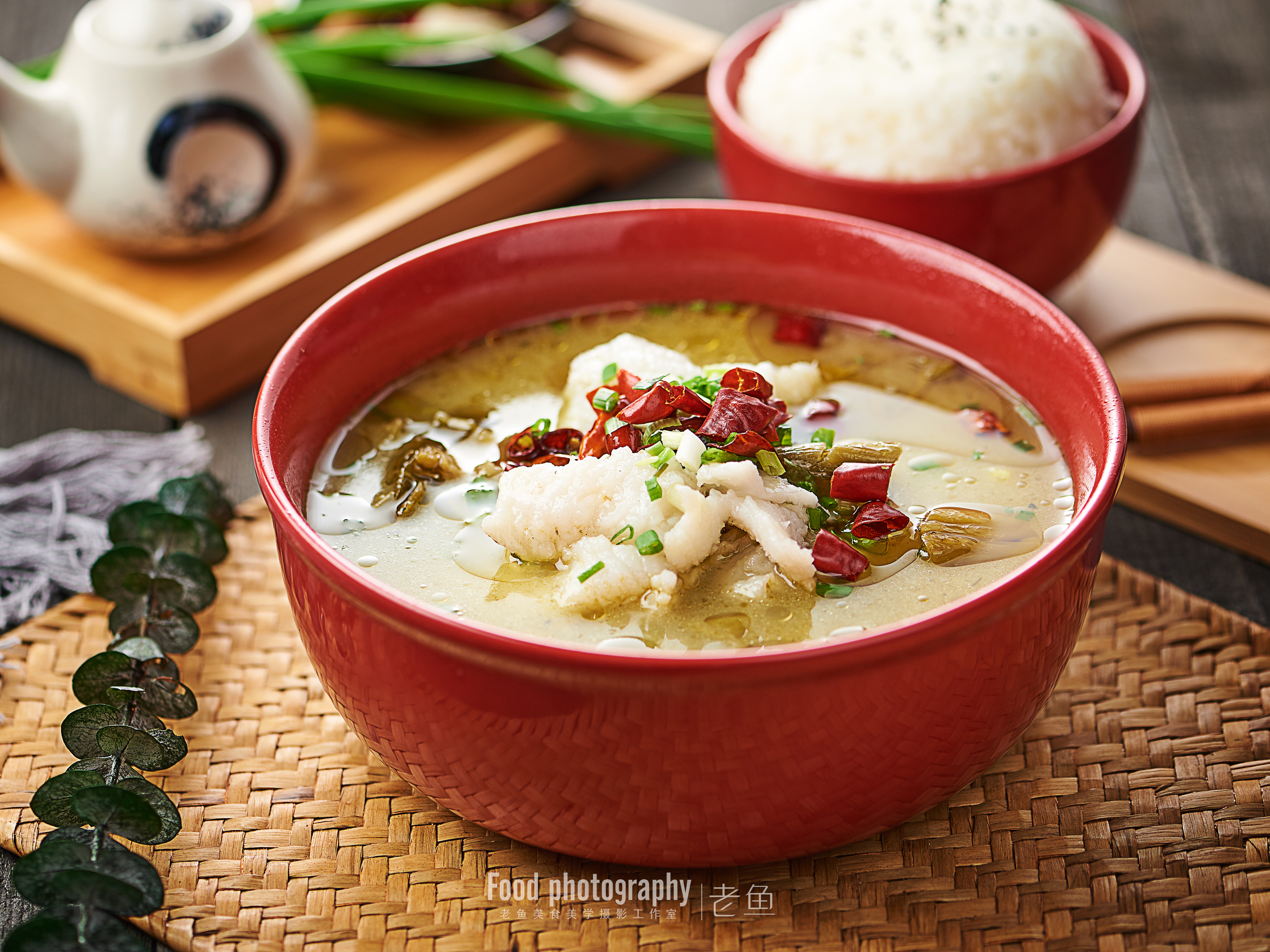 上海美食摄影酸菜鱼中餐拍摄辣小果品牌升级