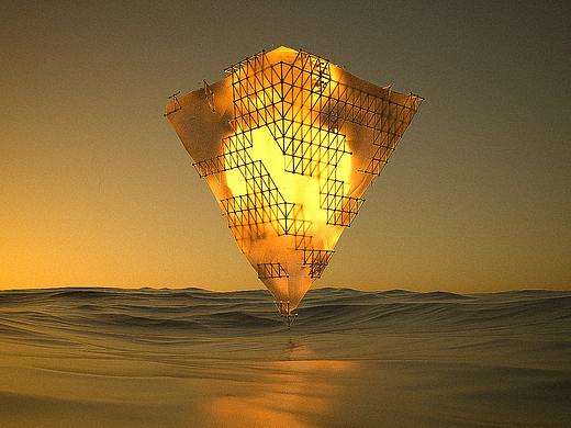 C4D教程-使用阿诺德渲染器制作水晶场景特效