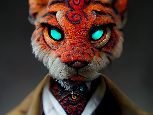 3d拟人老虎（个人主页-ZNjE2MDUzNzY=） - 人物/生物 - 站酷设计师许清池_原创素材 - 站酷ZCOOL