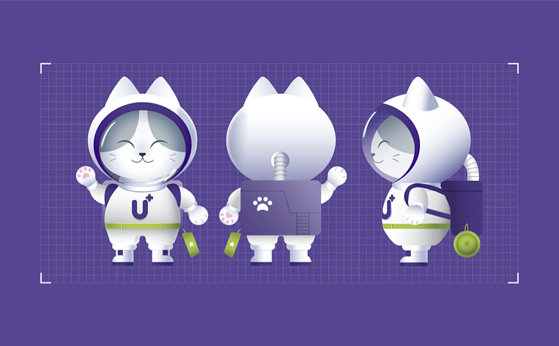 星光优家IP形象“星空喵”设计