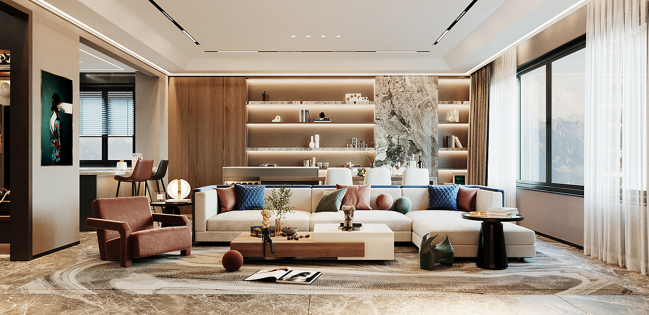 小羊绘图  阴天写实表现