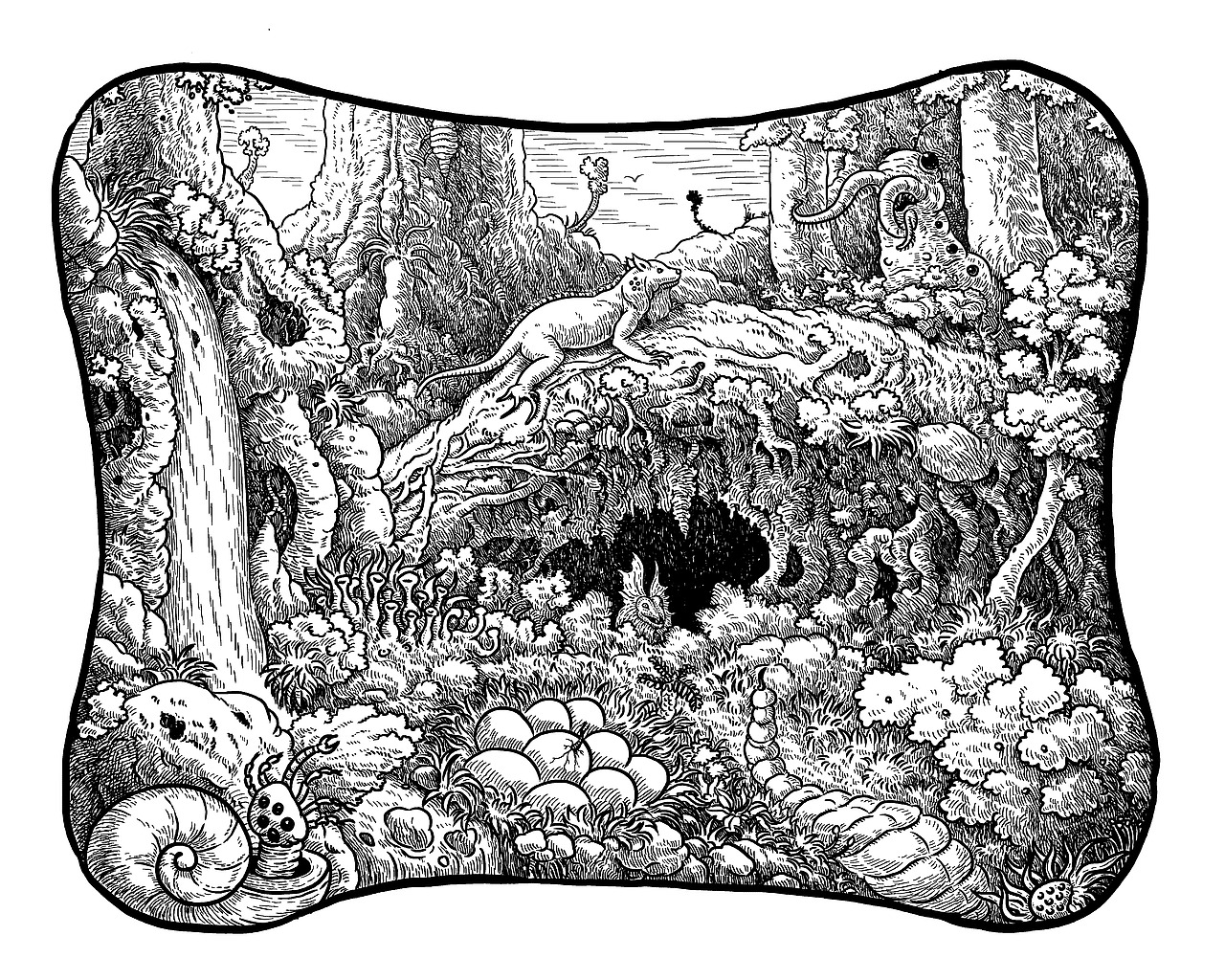 排线的方向可根据物体表面的结构灵活变化, 疏密程度可根据明暗关系