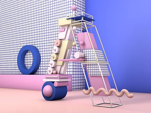 【日常临摹练习】C4D练习（个人主页-ZMzE1NDQzNjA=） - 其他三维 - 站酷设计师33_Ruir原创素材 - 站酷ZCOOL