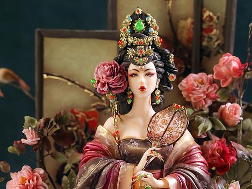 古风翻糖人偶作品 <北方有佳人 >这不是手办是可以吃的