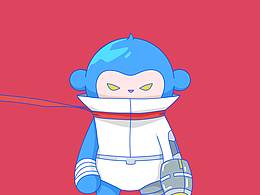 逐帧动画作品《求救！猴先生》