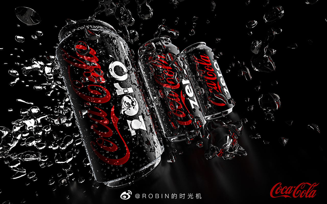 产品表现 | 可口可乐零度三维渲染海报 CoCa Cola Zero（图ZMTk0NjcxNzIw） - 产品 - 站酷设计师SunKe_孙珂原创素材 - 站酷ZCOOL