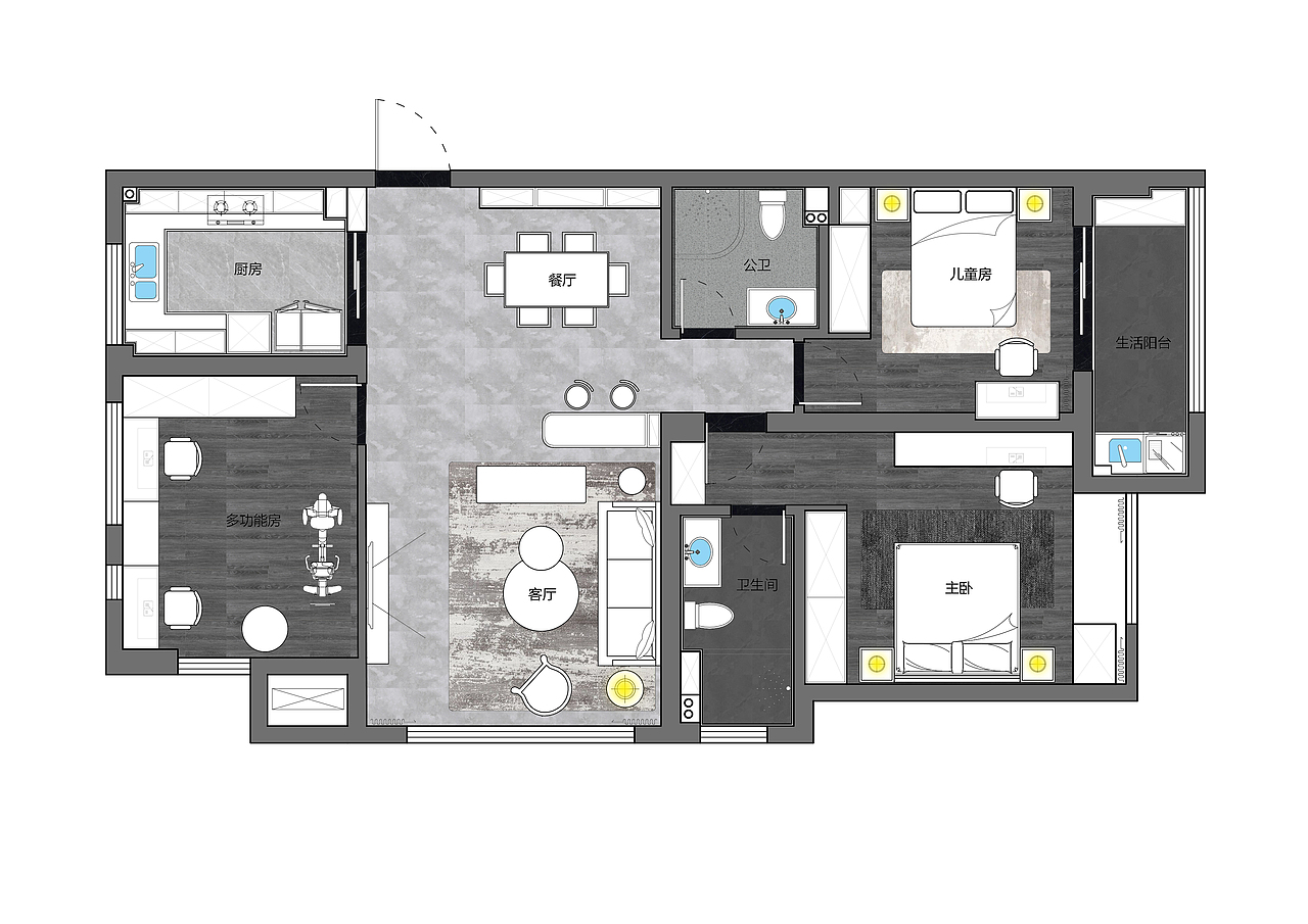 FDS | 华都大源现代轻奢效果表现