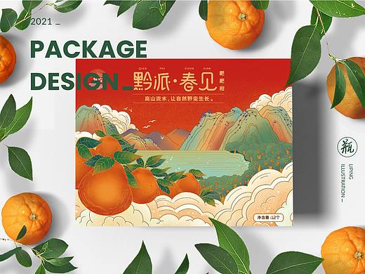 包装设计/水果 耙耙柑 黔派·春见包装设计
