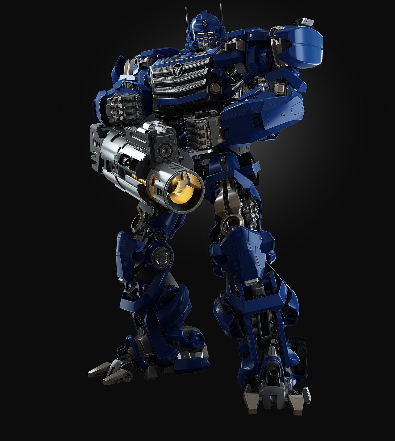 国产卡车也能很帅