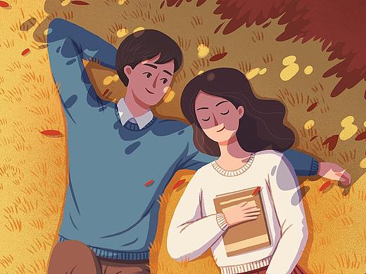 两个人*简单爱（个人主页-ZMzAxNDU0MzY=） - 创作习作 - 站酷设计师木籽_MUZI原创素材 - 站酷ZCOOL