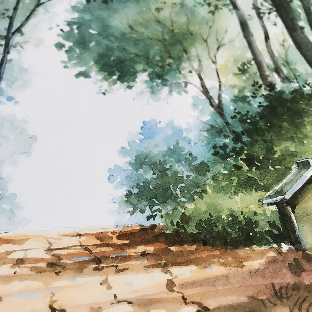 【米蒂风景水彩】千与千寻背景画~（图ZMTI4NTgwNTMy） - 创作习作 - 站酷设计师Mitty_米蒂原创素材 - 站酷ZCOOL