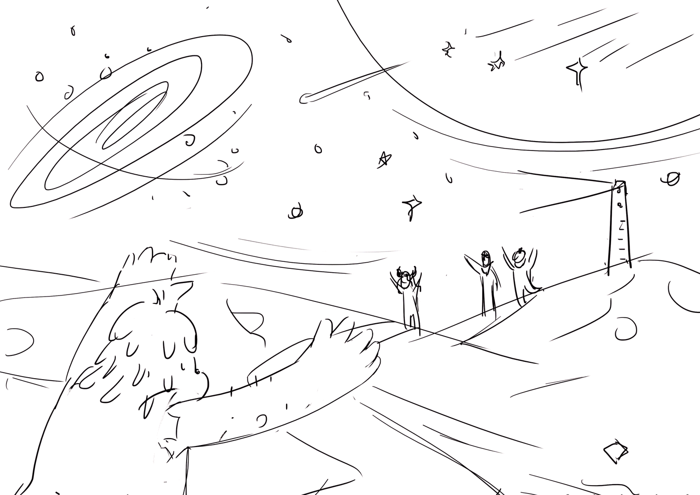 瓦巴逐梦星空【礼盒包装插画】（图ZMjE3MzgwMzk2） - 商业插画 - 站酷设计师江小小小白原创素材 - 站酷ZCOOL