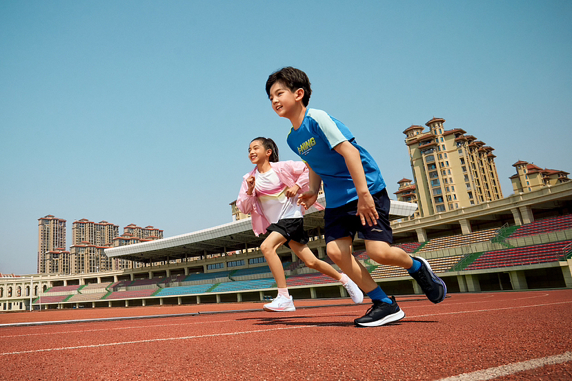 商业拍摄,童跑步系列
