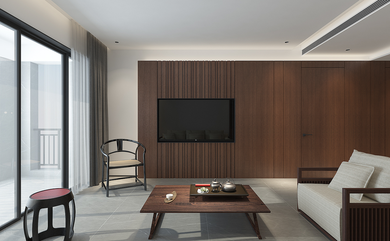 客厅 | Mulan公寓,大小空间设计研究室