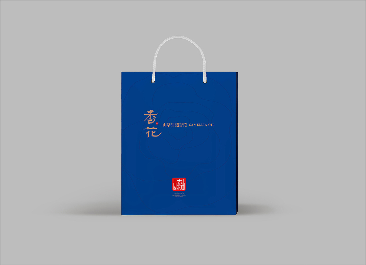 香花山茶油品牌包装设计