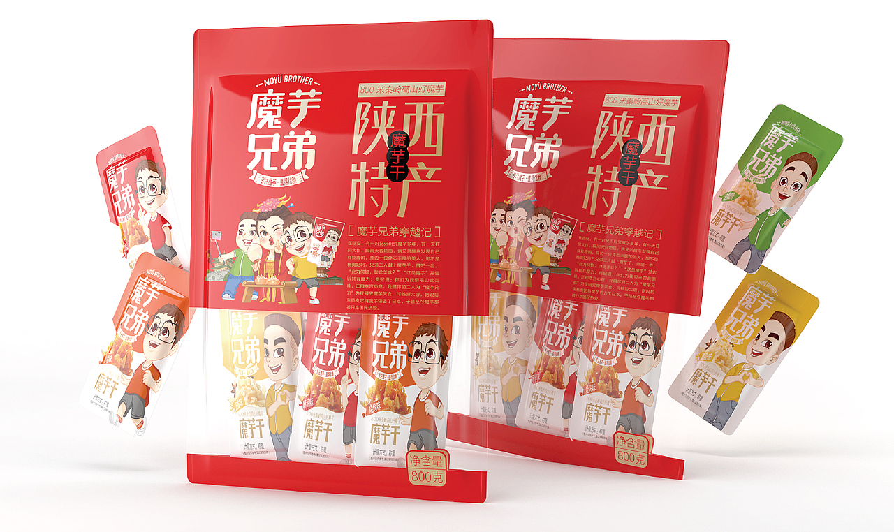 智多邦——魔芋兄弟品牌策略包装设计（图ZMTcxODEyODcy） - 包装 - 站酷设计师智多邦原创素材 - 站酷ZCOOL