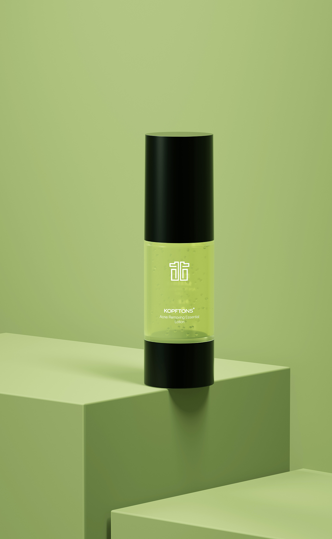 c4d建模渲图 化妆品瓶子 男士护肤品