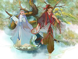 天天打工画点同人开心一下啊