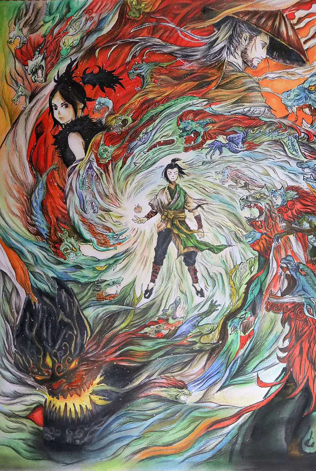 手绘、板绘动漫（图ZMjM0Nzc4NDQ0） - 创作习作 - 站酷设计师你今天吃没Ng原创素材 - 站酷ZCOOL