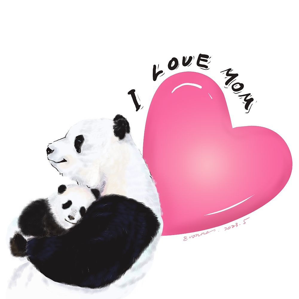 插画，母亲节快乐（图ZMzQwMTQ0Mjcy） - 儿童插画 - 站酷设计师昼夜白影原创素材 - 站酷ZCOOL