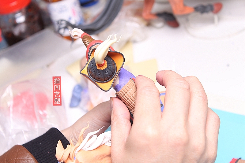 贺加贵面塑软陶（隋唐英雄 秦琼）