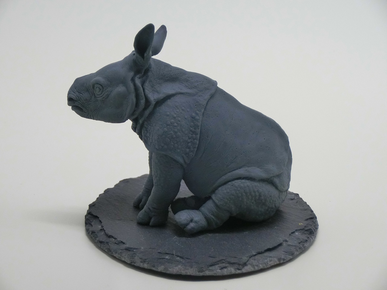 印度犀牛幼崽 白模及泥稿展示（图ZMTM2NzI0MjA4） - 手办/模玩 - 站酷设计师旷野之息工作室原创素材 - 站酷ZCOOL