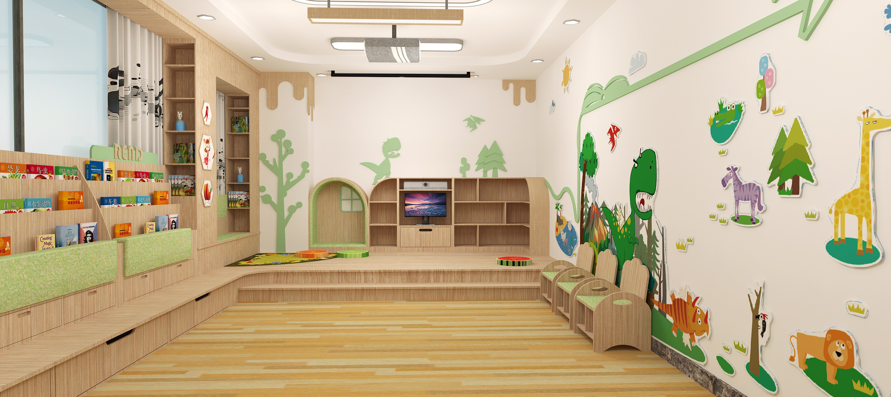 童书馆 · 幼儿园 · 阅读室 · 培训机构