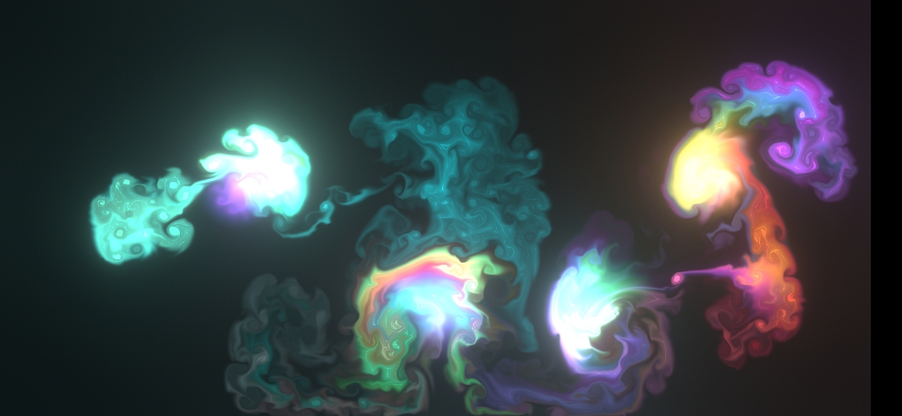 赛博朋克流体涂鸦素材