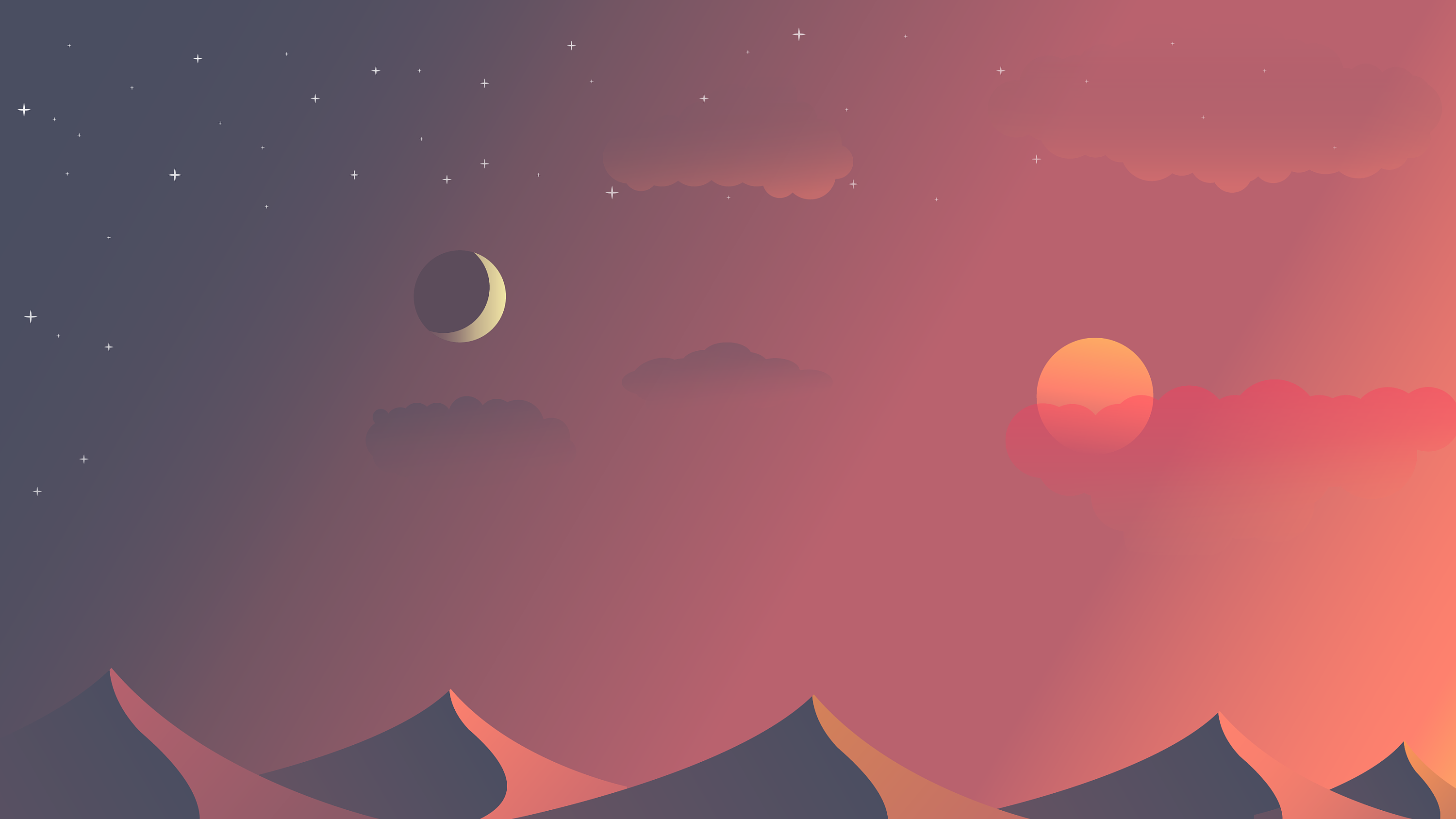 沙漠背景|ui|闪屏/壁纸|柏瑞_barry - 原创作品 - 站酷 (zcool)